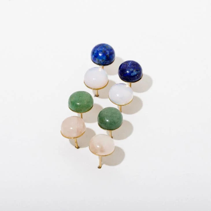 Gemstone Post Earrings | Larissa Loden - Jewelry - Amazonite