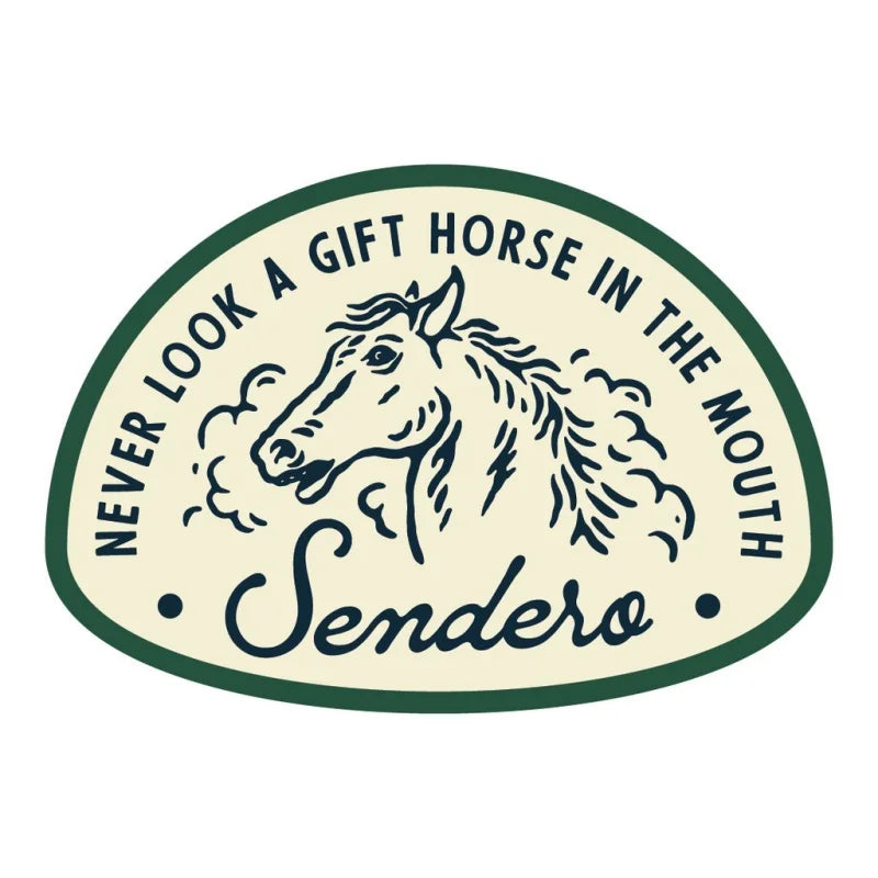 Gift Horse Sticker | Sendero Provisions Co. - Stickers