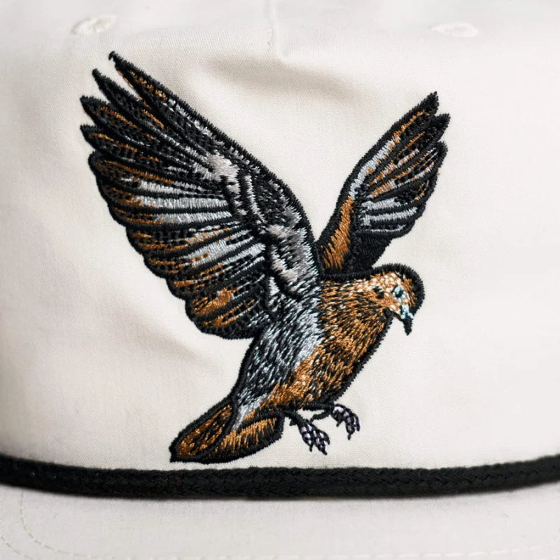 Grandpa Hat | Dove Cap with Embroidered Dove Badge | Duck Camp – Ballad