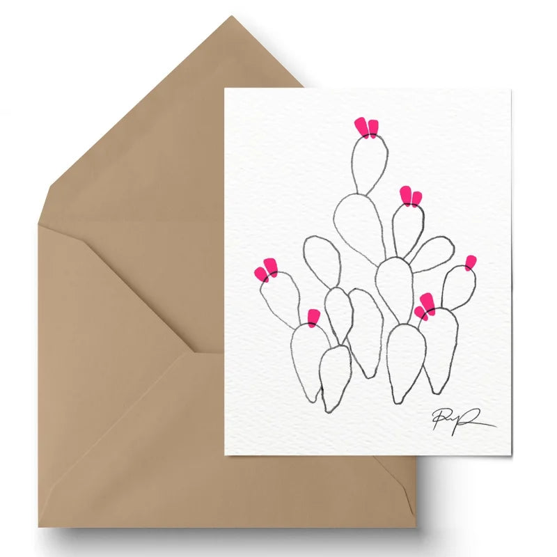 Greeting Card | Funky Flora | Paige Poppe Art - Cards