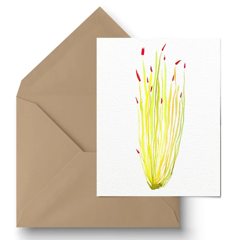 Greeting Card | Ocotillo Sun | Paige Poppe Art - Cards