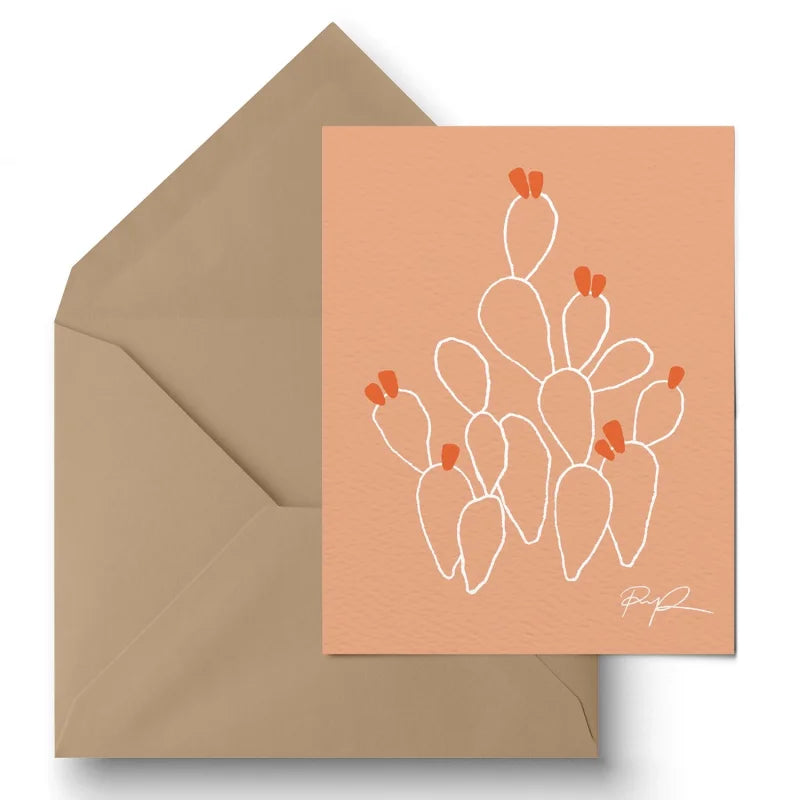 Greeting Card | Opuntia | Paige Poppe Art - Cards