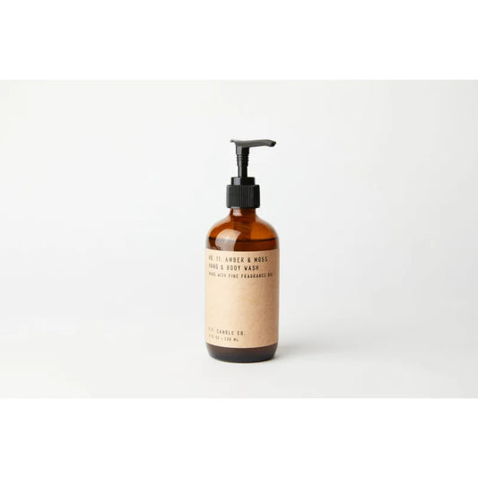 Hand & Body Wash | Amber + Moss | P.f Candle Co. - Incense