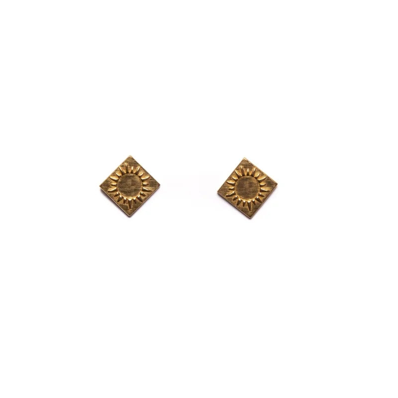 Helios Stud Earrings | Michelle Starbuck Designs - Jewelry -