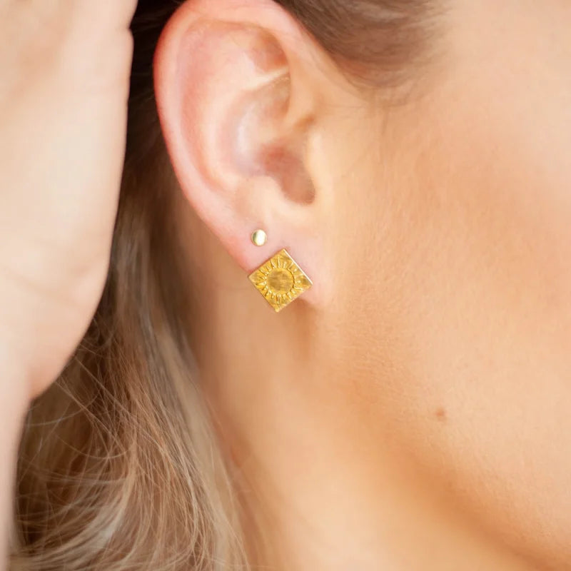 Helios Stud Earrings | Michelle Starbuck Designs - Jewelry -
