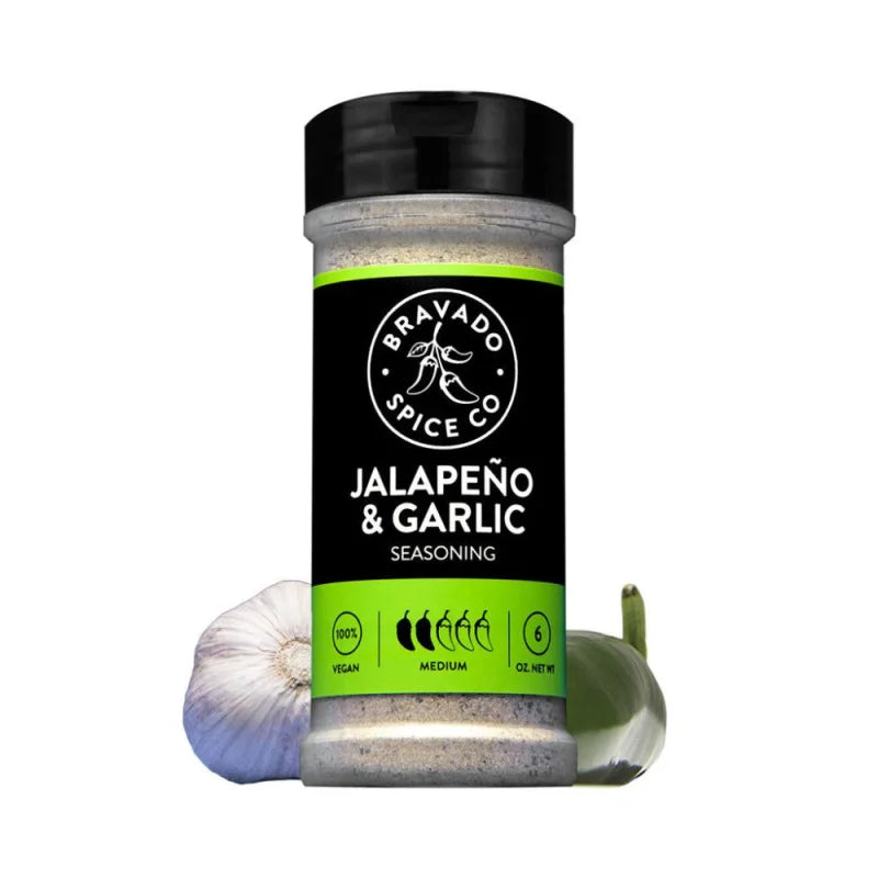 A Jar Of Garlic And Garlic Seasoning