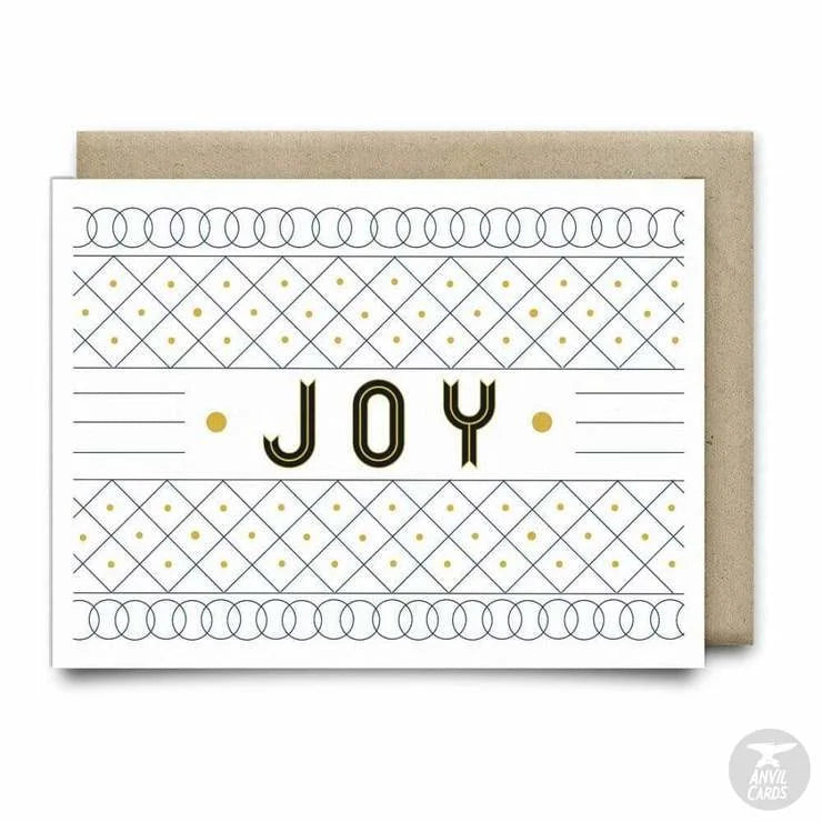 Joy Christmas Card | Anvil Cards - Cards And Stationery