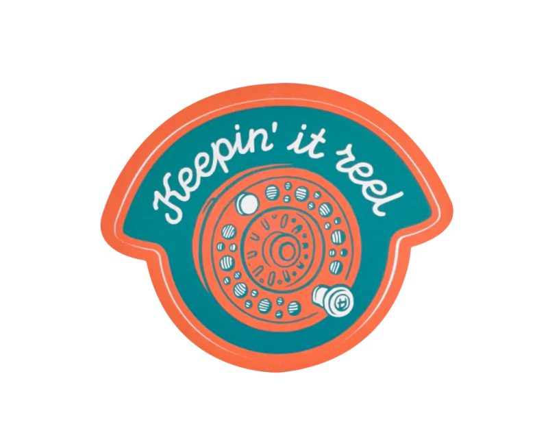Keepin’ It Reel Sticker | Sendero Provisions Co. - Stickers