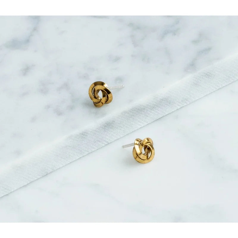 Knot Stud Earrings | Michelle Starbuck Designs - Jewelry -