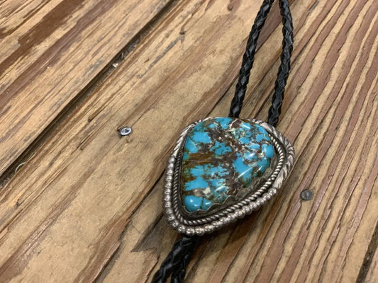 Large Turquoise Bolo | Vintage - Vintage - Jewelry - Native