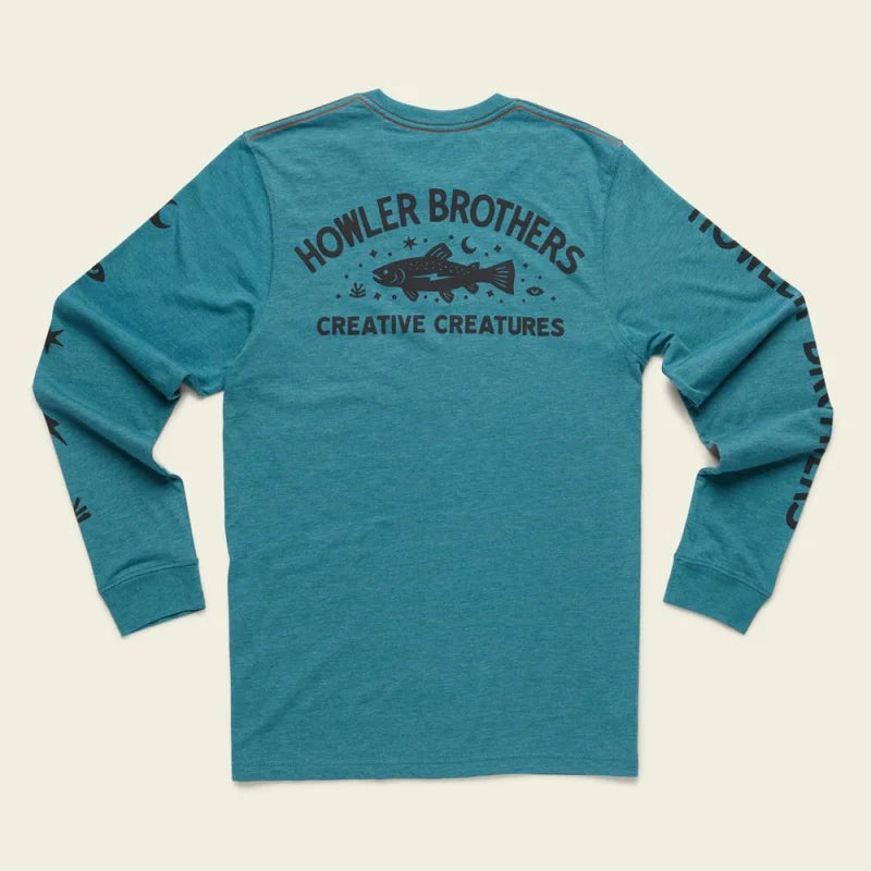 Longsleeve T-shirt | Creative Creatures Trout | Howler