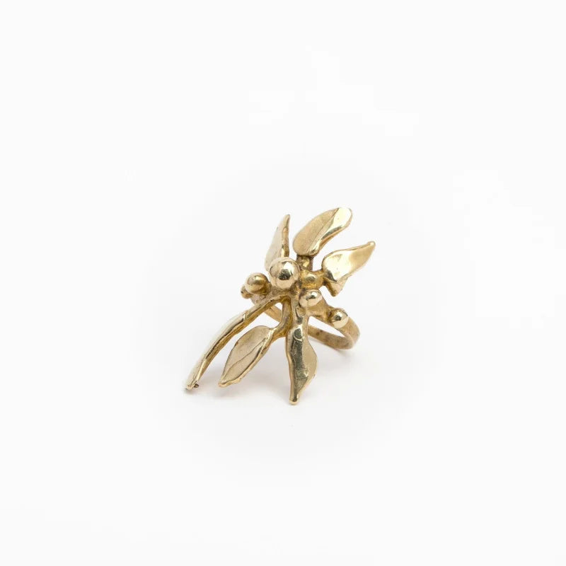 Lotus Ring | Brass | Saint Claude - Jewelry - Brass -