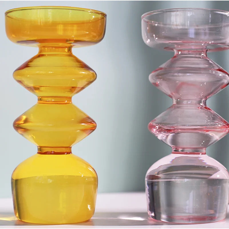 Mid-century Modern Hand Turned Glass Vase | Fiddlehead