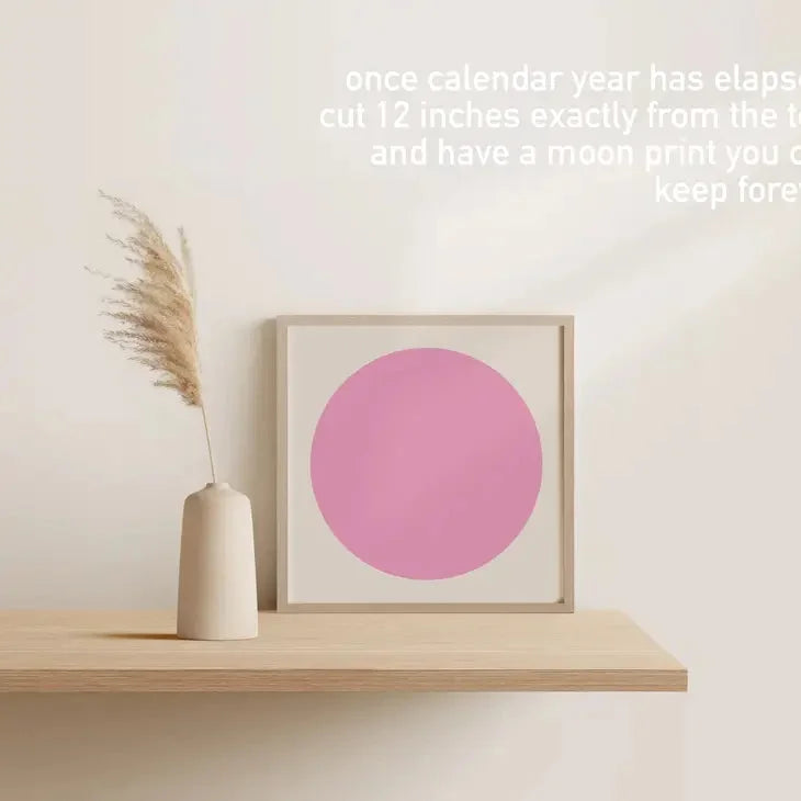 Minimalist Moon Calendar | Worthwhile Paper - Home Goods -