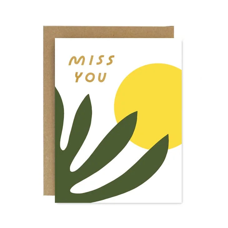 Miss You Shapes & Colors Card | Worthwhile Paper - Cards