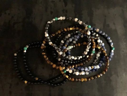 Nomad Bracelet | Branco - Jewelry - Beads - Black Onyx -