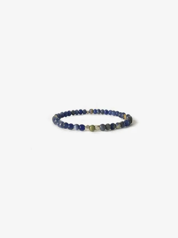 Nomad Bracelet | Branco - Indigo Sodalite - Jewelry - Beads