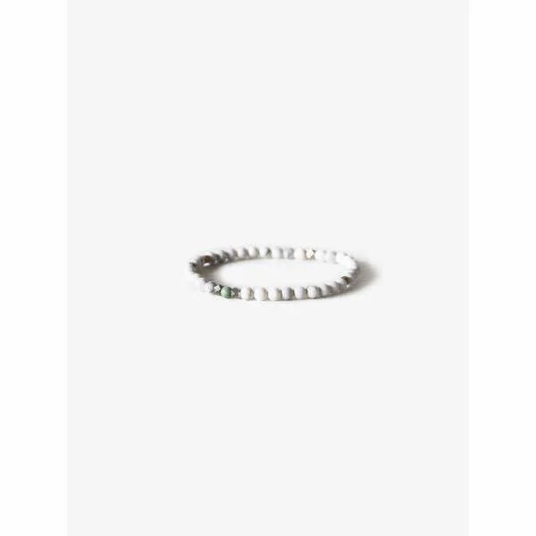 Nomad Bracelet | Branco - White Howlite - Jewelry - Beads -