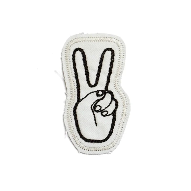 Peace Patch | Lucky Horse Press - White - Stickers