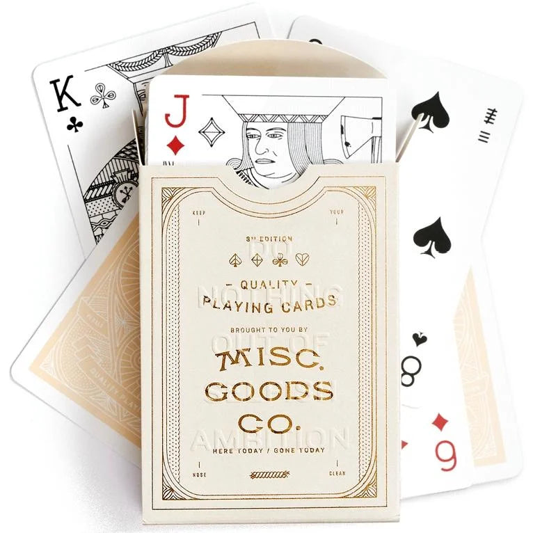 Playing Cards | Misc. Goods Co. - Ivory - Home Goods - Cards