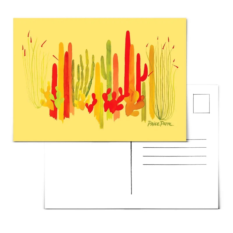 Postcard | Cacti Sungarden | Paige Poppe Art - Cards