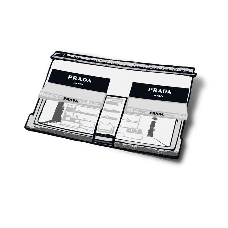 Prada Marfa Sticker | Anvil Cards - Stickers And Patches -
