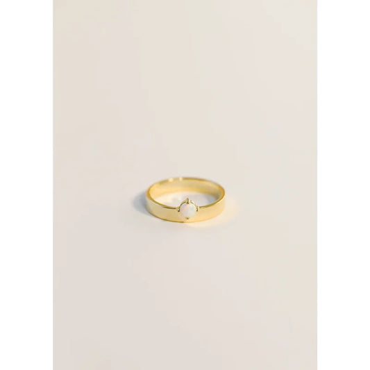 Ring | Offset Opal | Jaxkelly - 6 - Jewelry - Jewelry - Mini