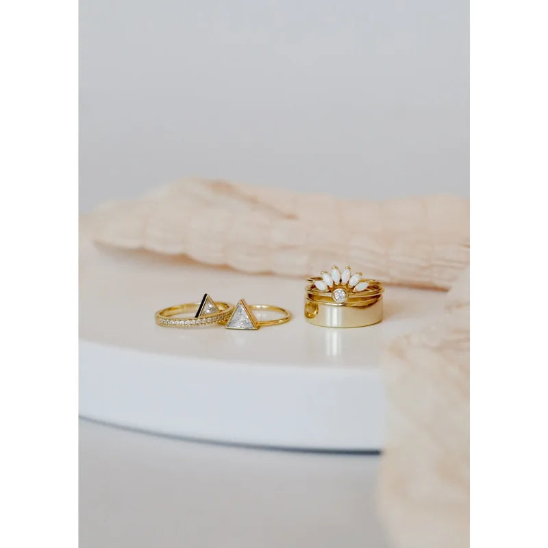 Ring | Triangle | Jaxkelly - Jewelry - Best Shopping Gifts