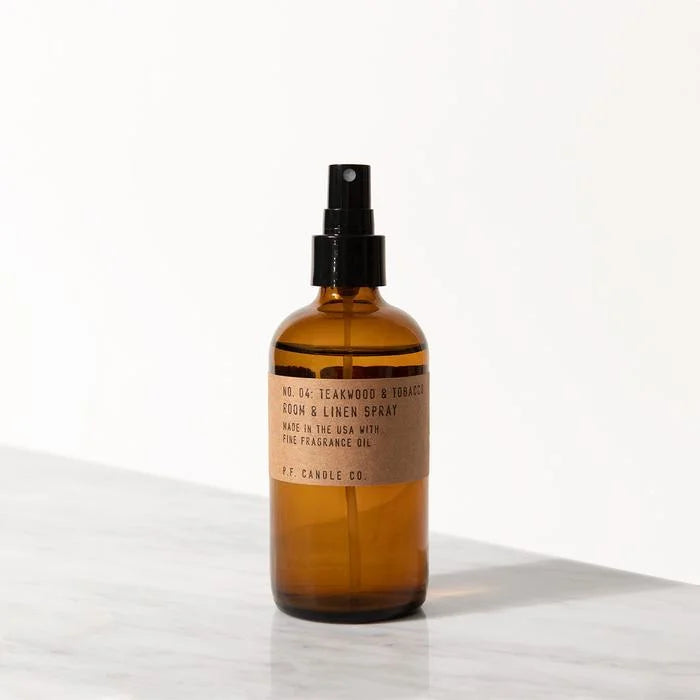 Room & Linen Spray | Teakwood + Tobacco | P.f Candle Co. -