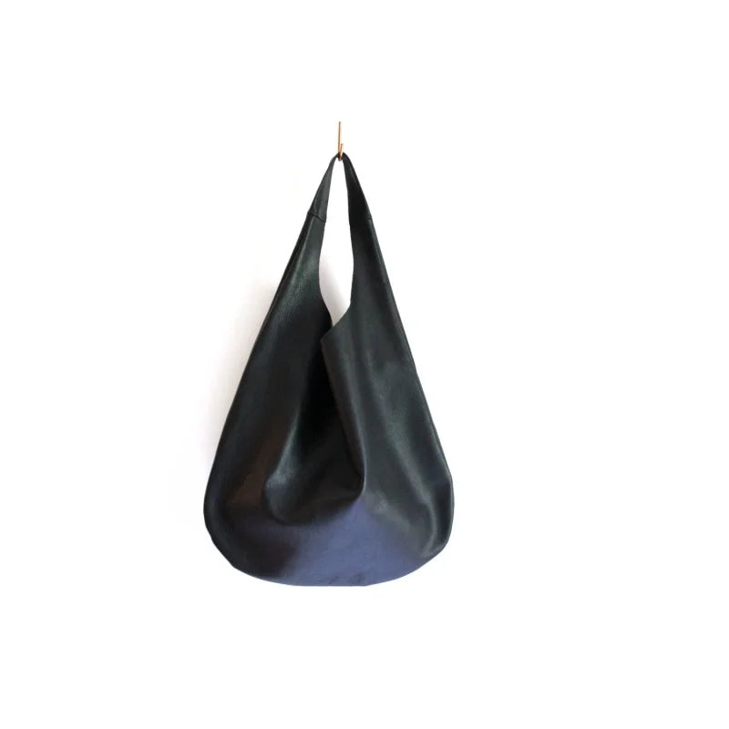 Rosa Hobo Bag | Neva Opet - Black - Leather Goods And Care -