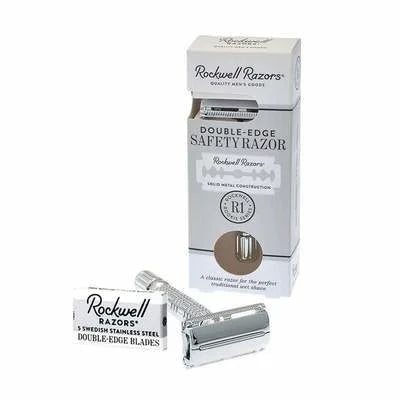 Rockwell Razors R1 Rookie Butterfly Safety Razor With Double Edge Razor Blades
