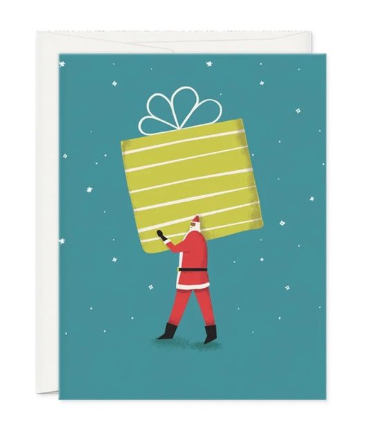 Santa’s Big Present Christmas Card | Oh Hi Co. - Cards