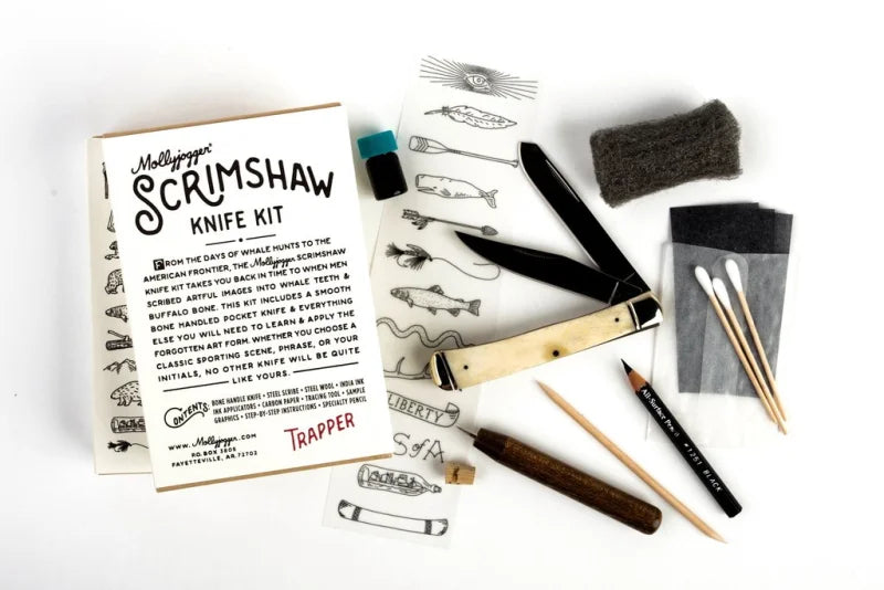 Scrimshaw Knife Kit | Mollyjogger - Accessories Gift
