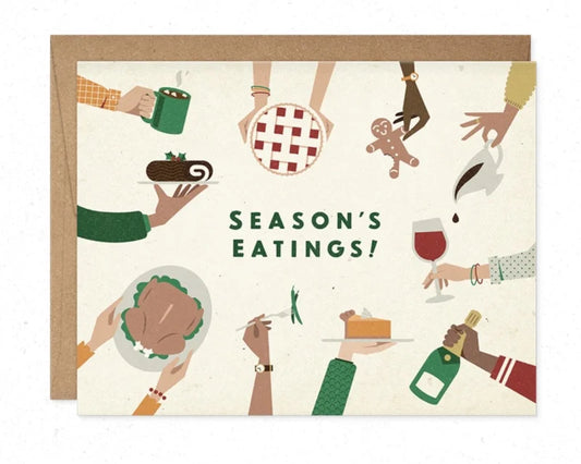 Season’s Eatings Christmas Card | Oh Hi Co. - Cards