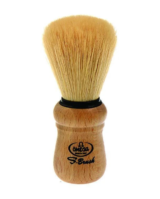 Shave Brush | Beech Wood | Omega - Men’s Grooming - Beech