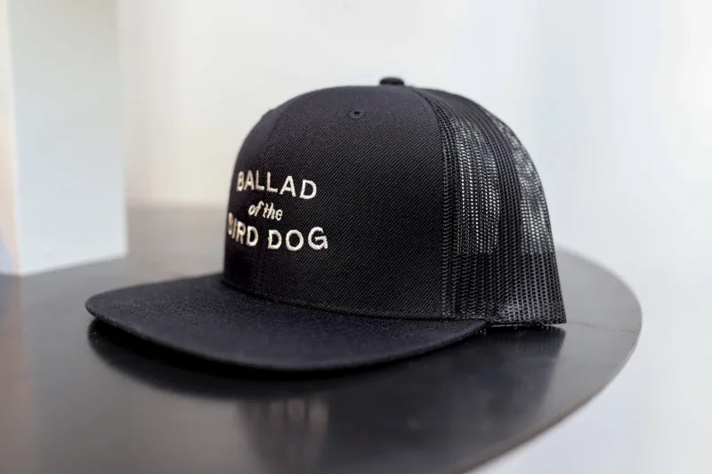 Shop Hat | Simple Oval Logo Ballad Of The Bird Dog - Black