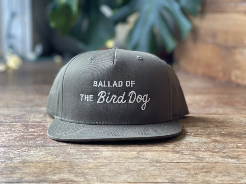 Shop Hat | Two Line Logo Ballad Of The Bird Dog - Military