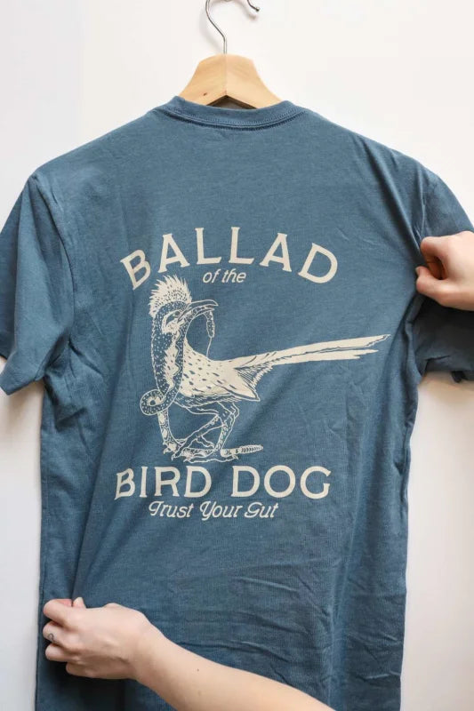 Shop Shirt | Roadrunner | Ballad Of The Bird Dog - Indigo /