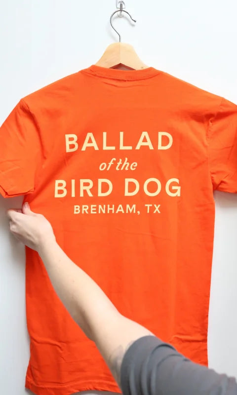 Shop Shirt | Upland Ballad Of The Bird Dog - Classic Orange