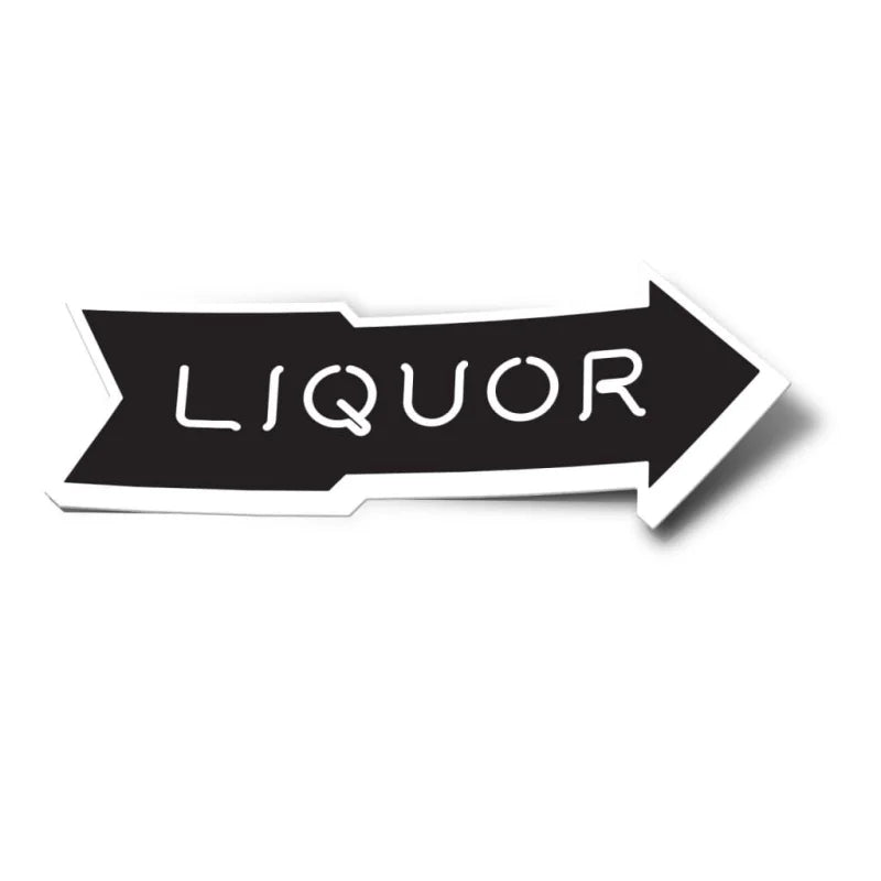 Shop Sticker | 1844 Liquor Market - Arrow - Shop Gear -