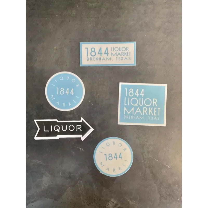 Shop Sticker | 1844 Liquor Market - Shop Gear - Liquor
