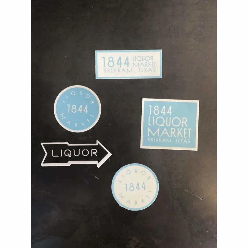 Shop Sticker | 1844 Liquor Market - Shop Gear - Liquor