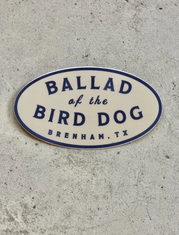 Shop Sticker | Classic Logo Ballad Of The Bird Dog