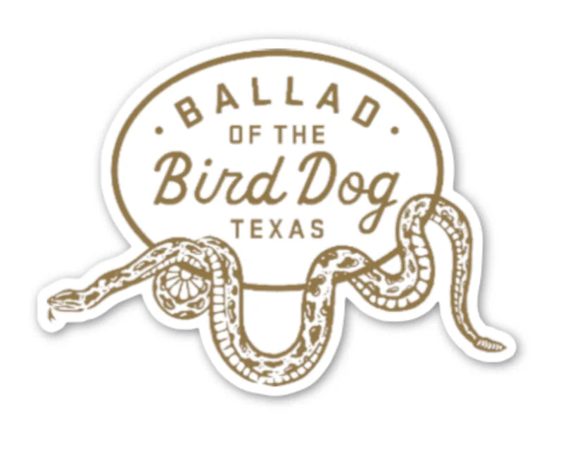 Shop Sticker | Rattlesnake Oval Wrap | Ballad Of The Bird