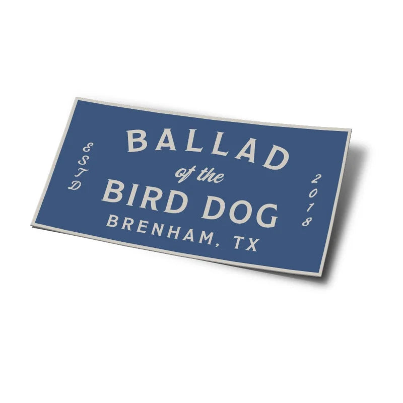 Shop Sticker | Square Logo Ballad Of The Bird Dog