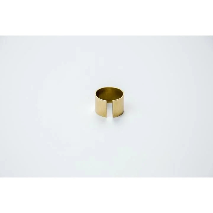 Slit Ring| Dominique Ranieri - Jewelry - Brass Ring -
