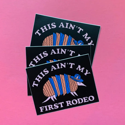 Sticker | Armadillo Rodeo | Kaeraz - Stickers And Patches -