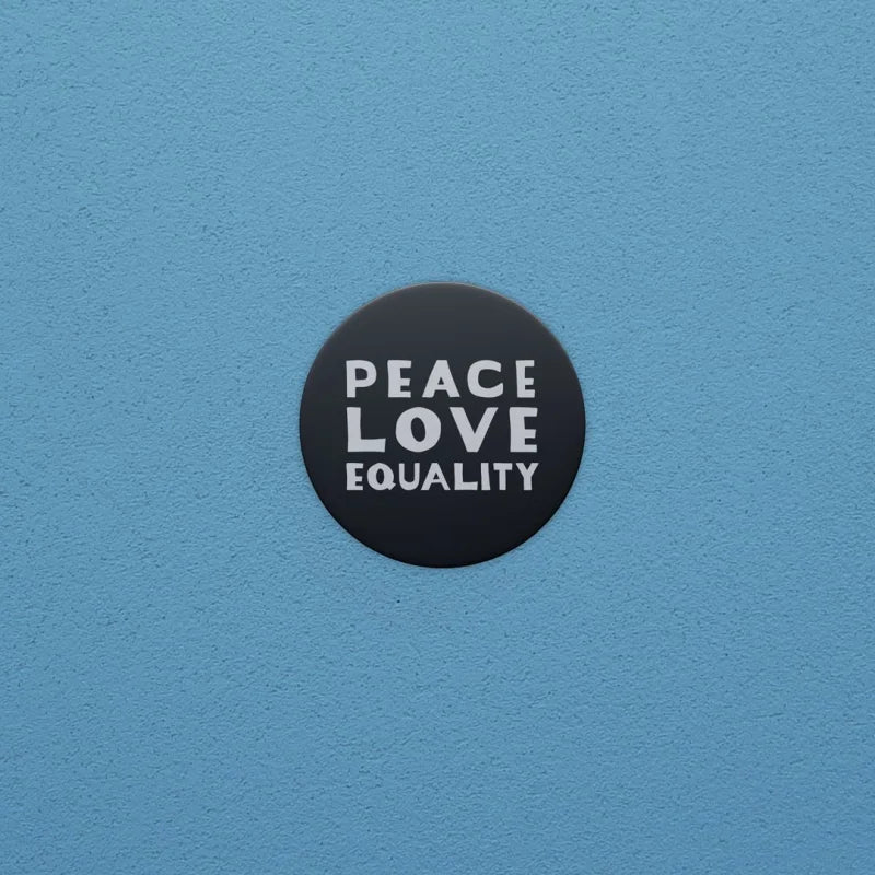 Sticker | Peace Love Equality Support Change - Black Ballad