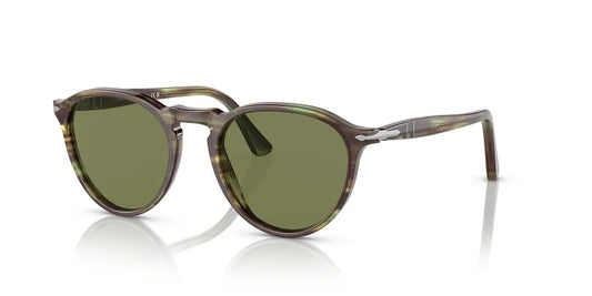 Striped Green W/ Light | Persol 0po3286s - Sunglasses -