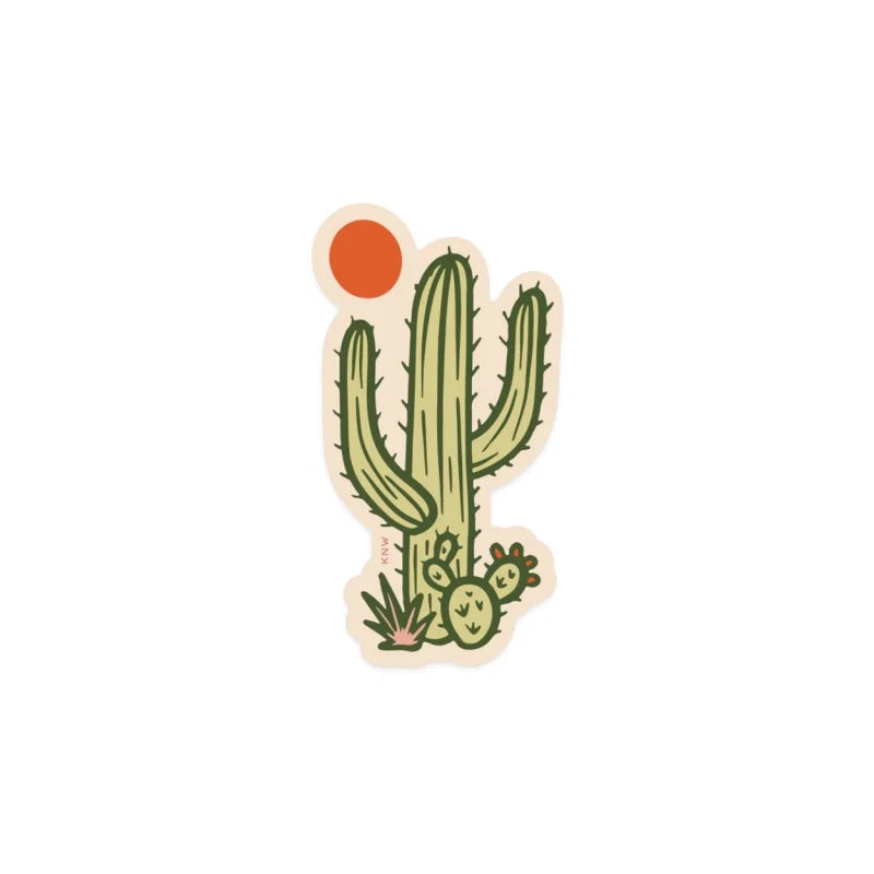 Sunny Saguaro Sticker | Keep Nature Wild - Stickers